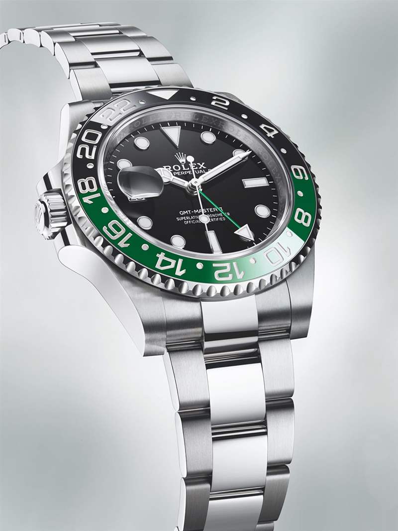 Rolex 勞力士 2022新表稀有版左冠綠黑圈-復(fù)刻表