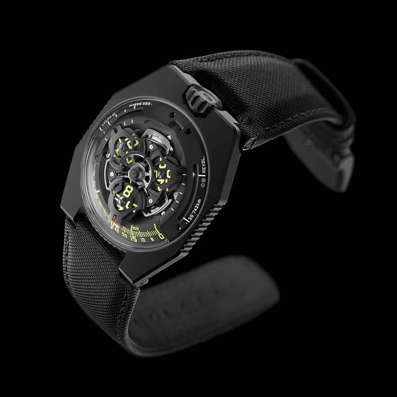 小眾手表：URWERK UR-100時(shí)空個(gè)性夜光手表-復(fù)刻表