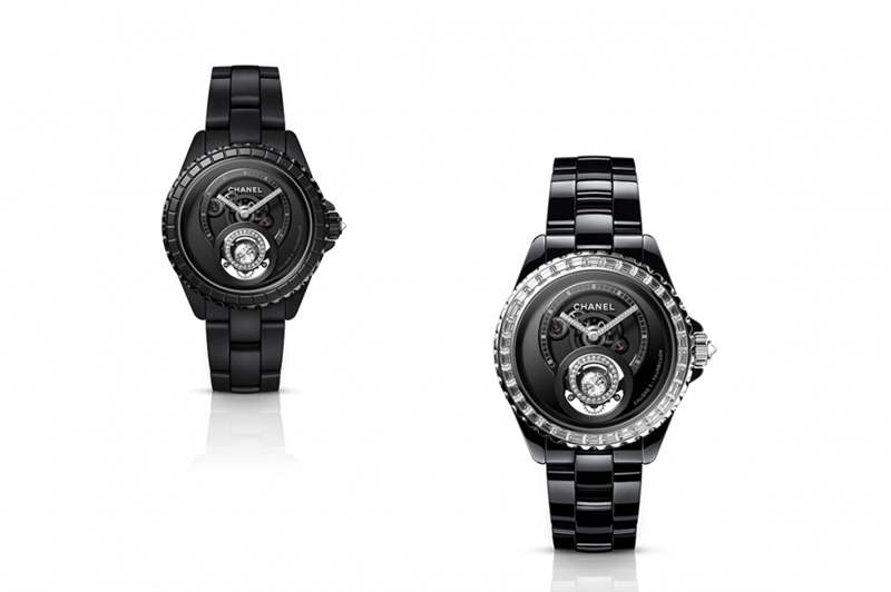 香奈兒Chanel 2022新表面世J12 Diamond Tourbillon陀飛輪機芯再創巔峰-復刻表