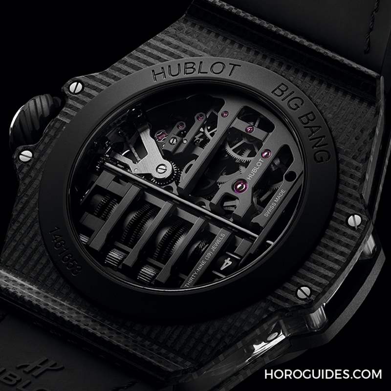 流線型彩虹圈14日動力：宇舶恒寶Hublot Big Bang MP-11 彩虹3D碳纖維腕表-復刻表