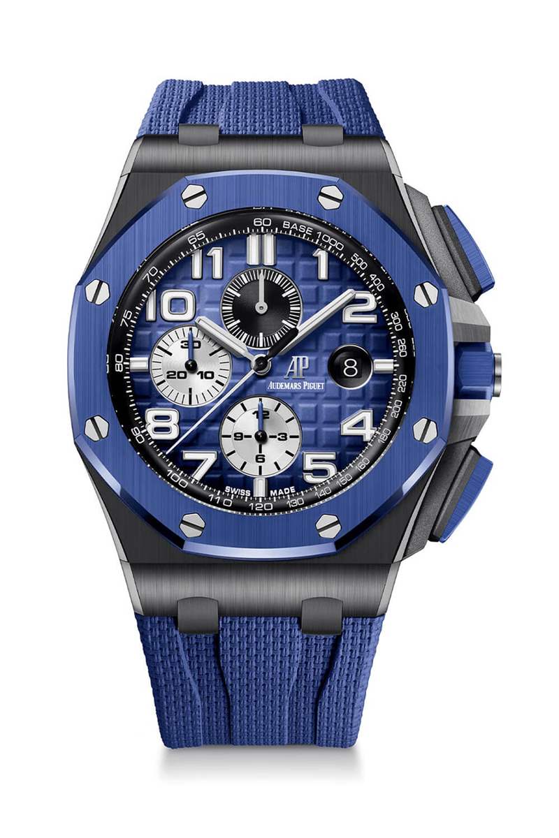 愛彼皇家橡樹離岸型26405NR自動上鏈計時碼表黑色陶瓷-復刻表