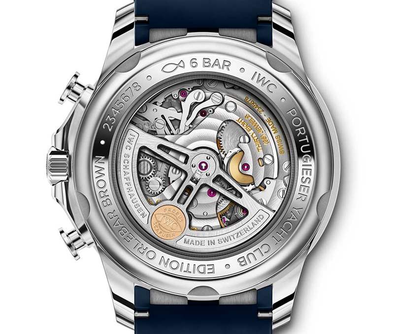 萬國表葡萄牙游艇俱樂部計時碼表奧利巴棕色版-復刻表