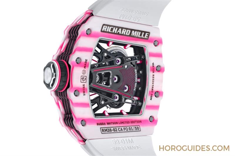 這樣一只粉紅色的Richard Mille腕表|RM38-02 Bubba Watson陀飛輪-復刻表