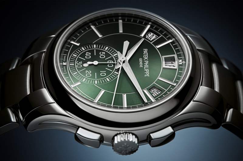 PP百達(dá)翡麗又一綠面鋼王|Annual Calendar Flyback Chronograph Ref.5905吸引力非同小可-復(fù)刻表