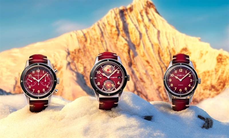向雪山之神致敬｜Montblanc 1858系列霜峰紅限量腕表-復刻表
