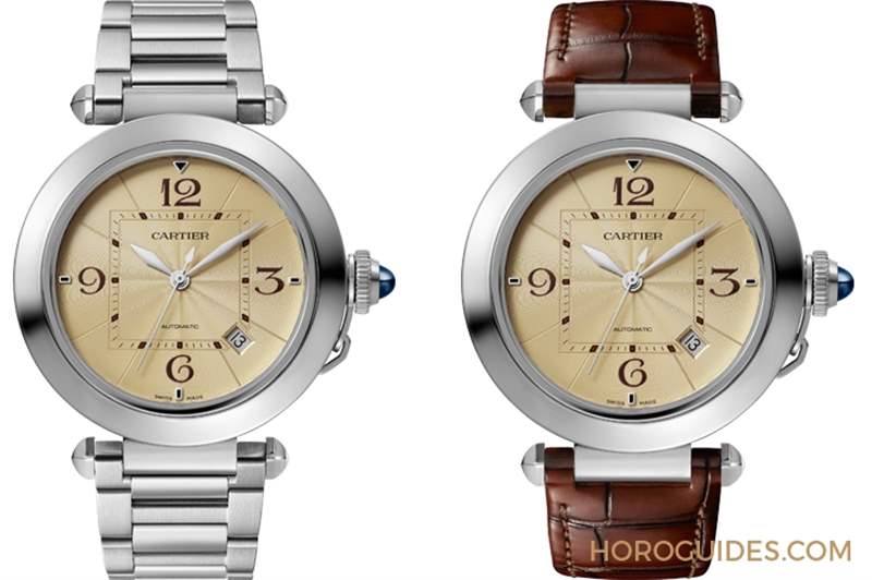 Pasha de Cartier腕表經(jīng)典紅、香檳金面盤限定上市-復(fù)刻表