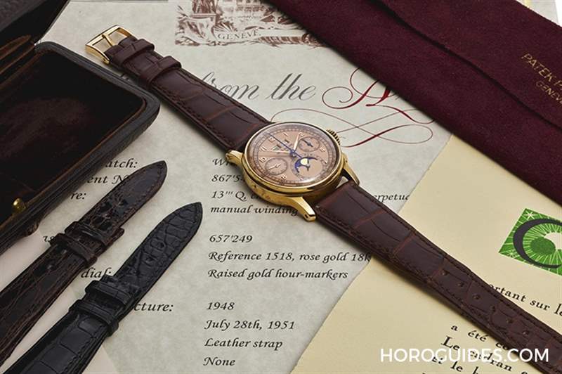 埃及王子的百達翡麗Ref.1518「 Pink on Pink」，創下該型號第二高價-復刻表