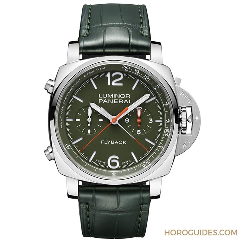Panerai Luminor Chrono Flyback飛返計時新作二連發，陶瓷殼、軍綠面各展特色-復刻表