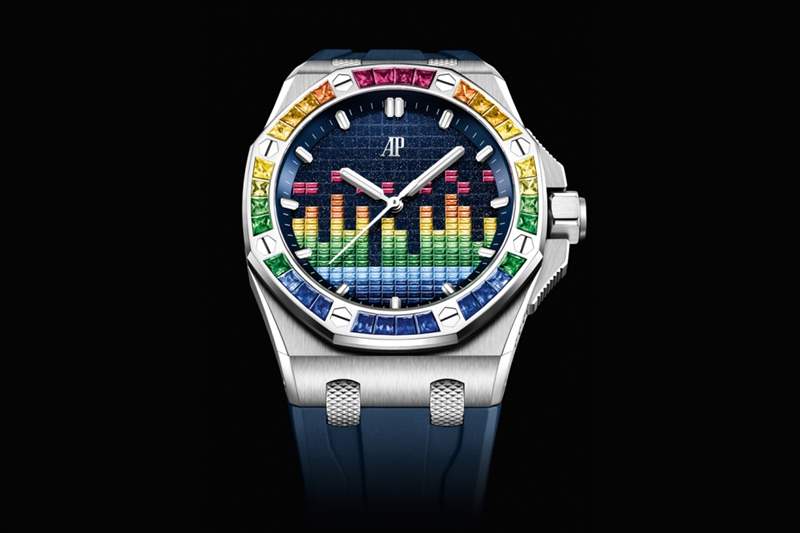 Audemars Piguet愛彼最新Royal Oak Offshore Selfwinding Music Edition｜大膽將腕表化作Equalizer-復刻表