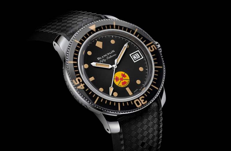 寶珀Blancpain Fifty Fathoms No Rad｜讓經(jīng)典設計回歸的搶眼之作-復刻表