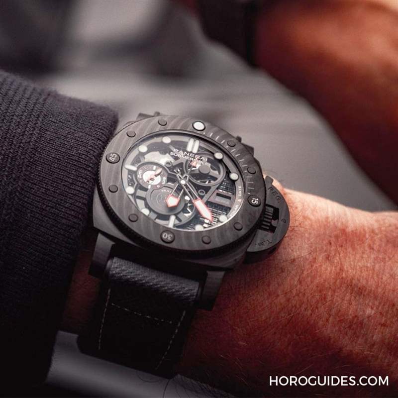 改裝至尊BRABUS附體!頂尖交鋒之作PANERAI Submersible S BRABUS Black Ops腕表-PAM01240-復刻表