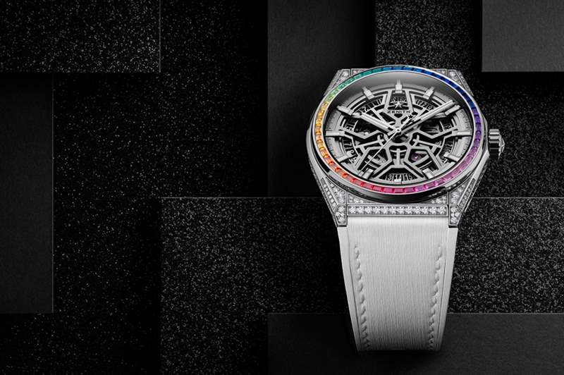 為這個圣誕添上色彩！真力時Zenith DEFY High Jewelry Rainbow-復(fù)刻表