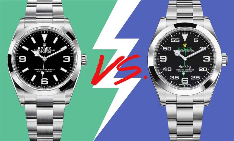 勞力士入門(mén)二選一! 探一Explorer I 124270 vs 空中霸王Air King 116900-復(fù)刻表