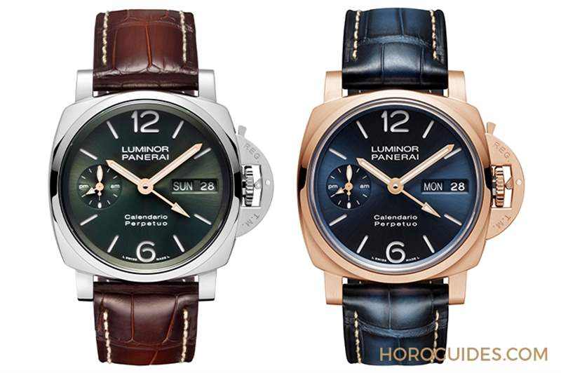 破天荒頭一回!以專利鉑金與紅金入作,Panerai首次推出萬(wàn)年歷腕表-復(fù)刻表