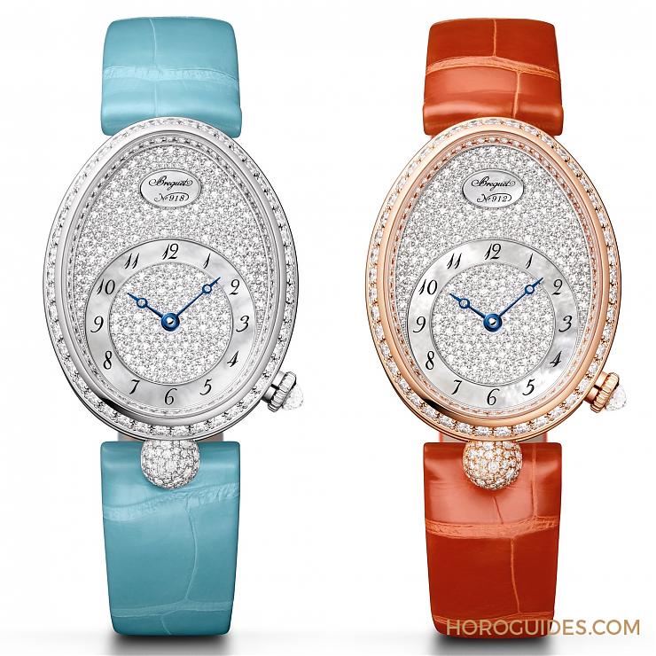 璀璨絕美！以雪花鑲嵌入作｜Breguet Reine de Naples 8938仕女鉆表-復(fù)刻表