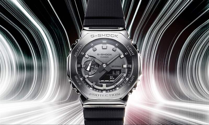 金屬版農(nóng)家橡樹來了！Casio G-Shock GM-2100腕表-復(fù)刻表