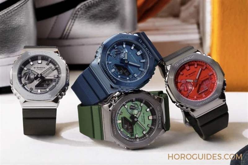 金屬版農(nóng)家橡樹來了！Casio G-Shock GM-2100腕表-復(fù)刻表