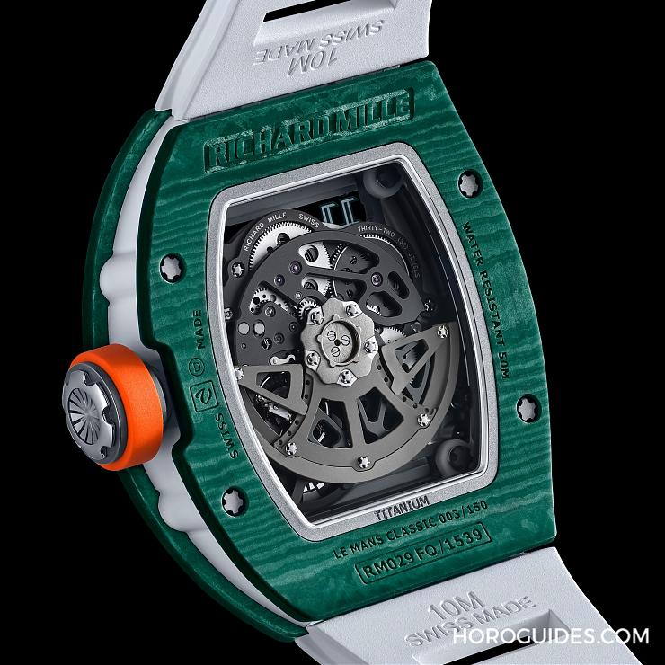 以賽事識別配色入作！第八款Richard Mille RM 029利曼經(jīng)典賽腕表亮相-復刻表