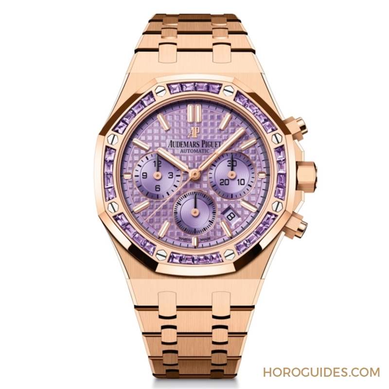 紫水晶圈！霜金彩虹圈！這是愛(ài)彼皇家橡樹(shù)表系里的盛世美顏-復(fù)刻表