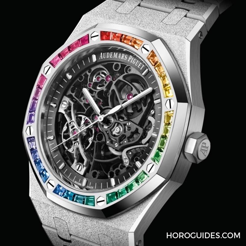 紫水晶圈！霜金彩虹圈！這是愛(ài)彼皇家橡樹(shù)表系里的盛世美顏-復(fù)刻表