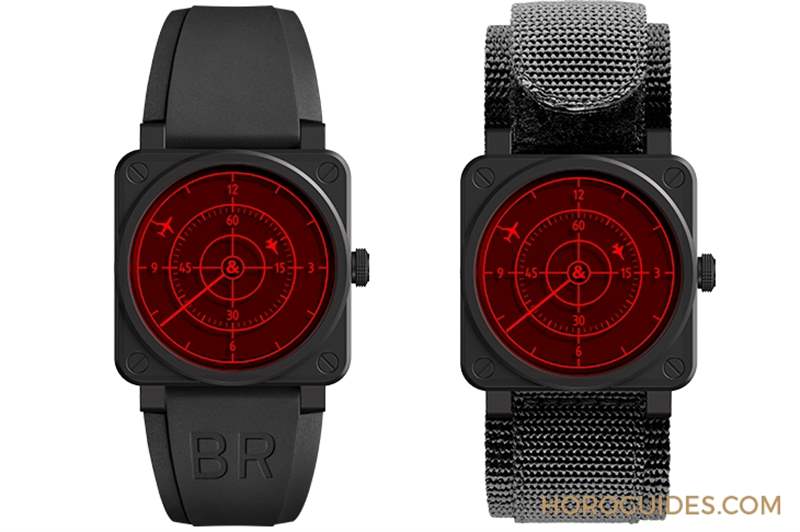 用飛行雷達(dá)指時！BELL&ROSS BR 03-92 Red Radar Ceramic-復(fù)刻表