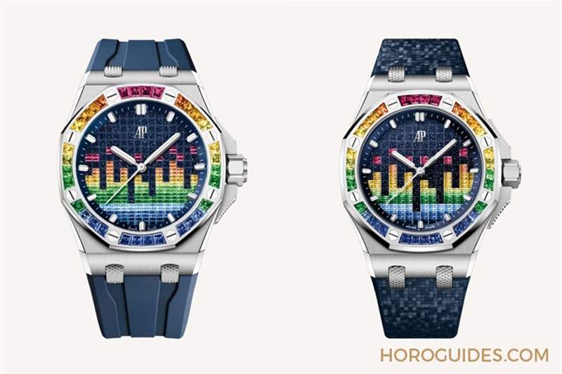 這不是P圖！在經典格紋上大做音樂，愛彼皇家橡樹離岸型音樂特別版-復刻表