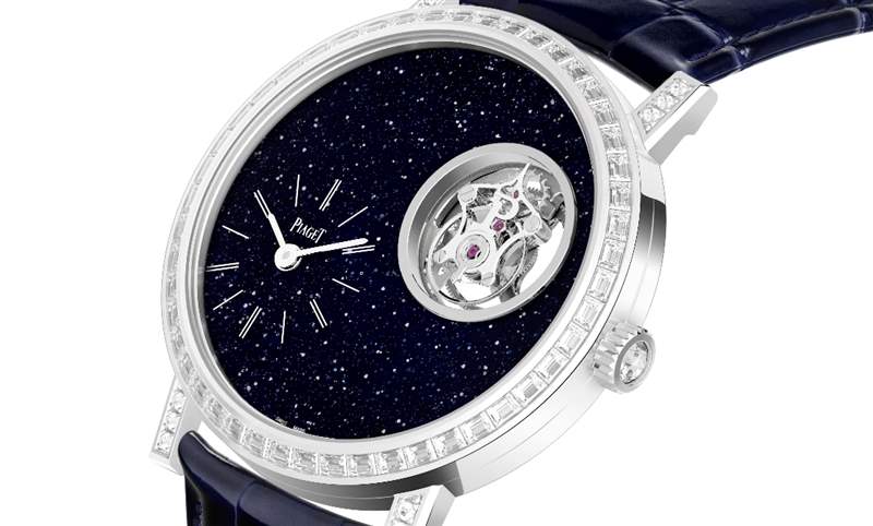 PIAGET Altiplano超薄新作奇幻亮相｜砂金石面盤飛行陀飛輪限量款鑲鉆腕表-復(fù)刻表