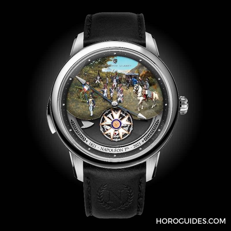 極致三問報(bào)時(shí),向拿破侖致敬|Christophe Claret Napoleon飛行陀飛輪三問表-復(fù)刻表