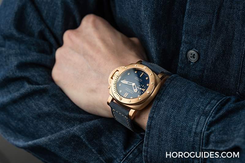 不只好看還更環(huán)保｜沛納海Submersible 42毫米限量青銅潛水表-復(fù)刻表