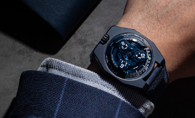 藍色星球之夢｜URWERK UR-100V Blue Planet限量腕表-復刻表