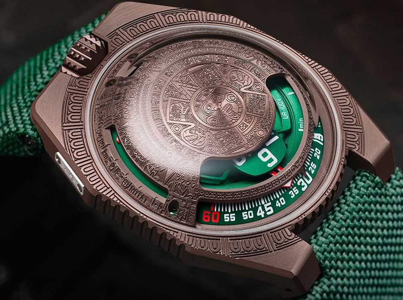 URWERK UR-100V 時間與培養-浪琴精神 37MM-復刻表