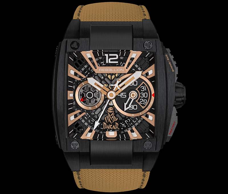 叛亂REBELLION雷伏特計(jì)時(shí)達(dá)喀爾，沙漠的呼喚-復(fù)刻表