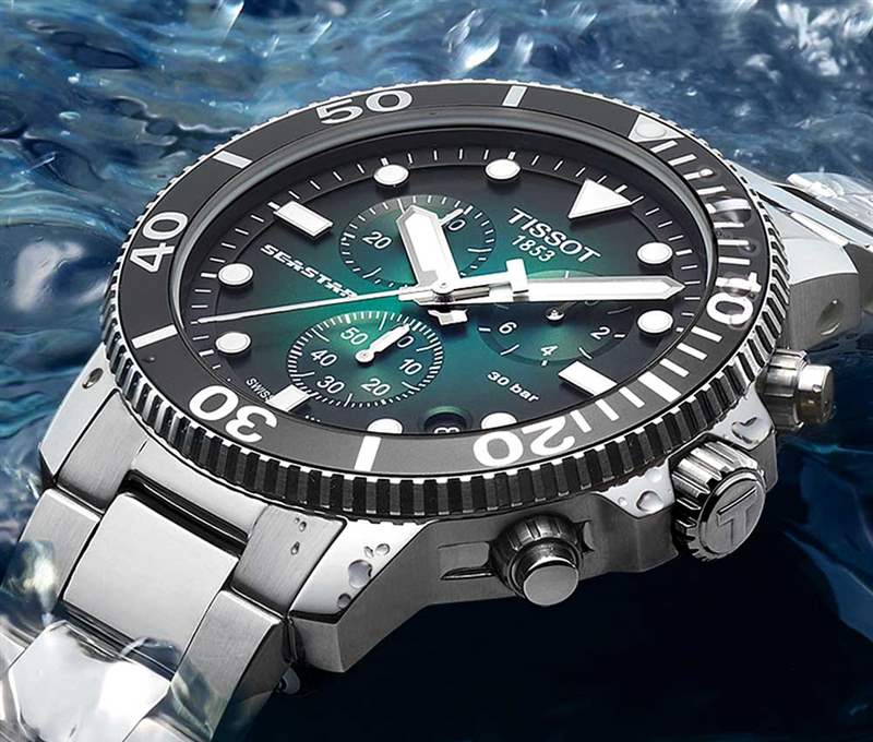 天梭海星1000石英計時腕表，深海的呼喚-復刻表