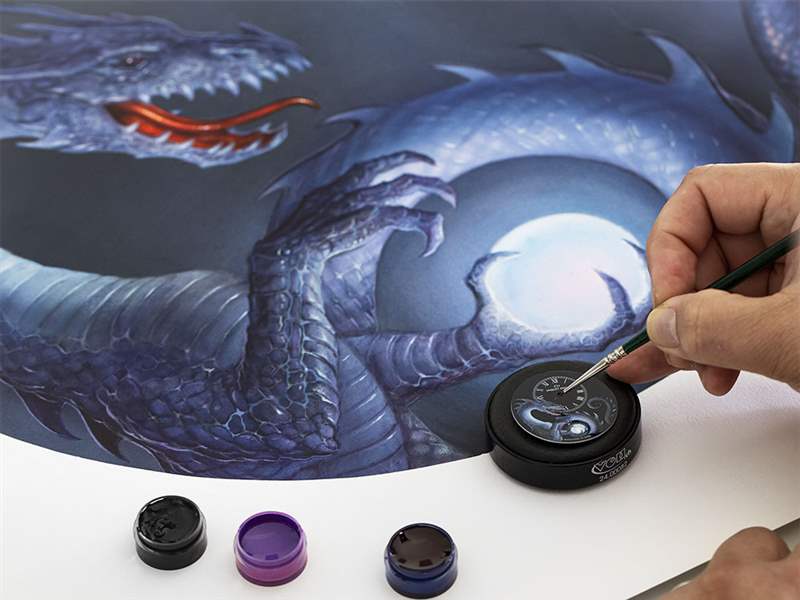 雅克德羅小巧的龍-萬國表美國海軍計時飛行員腕表-復刻表