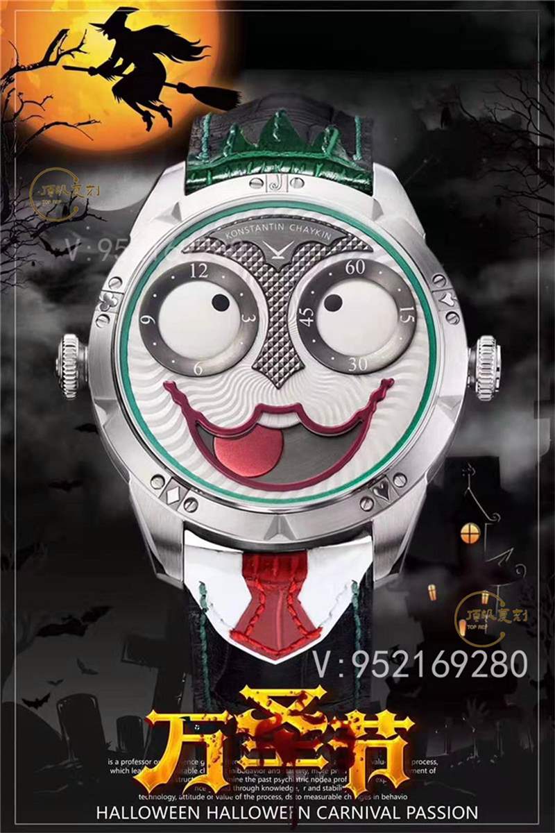 TW廠俄羅斯切金小丑復刻表對比正品能超越v9廠俄羅斯小廠嗎-復刻表