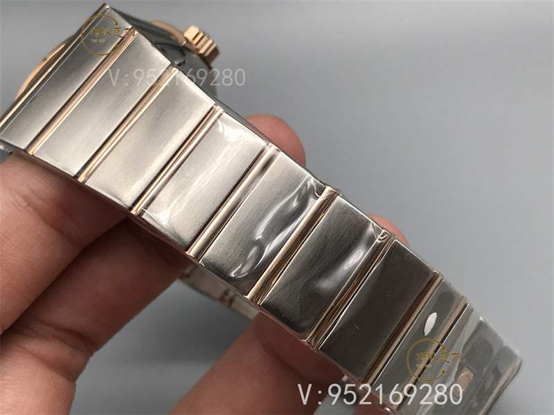 VS廠歐米茄星座間枚金鉆釘做工怎么樣123.20.38.21.52.001-復刻表