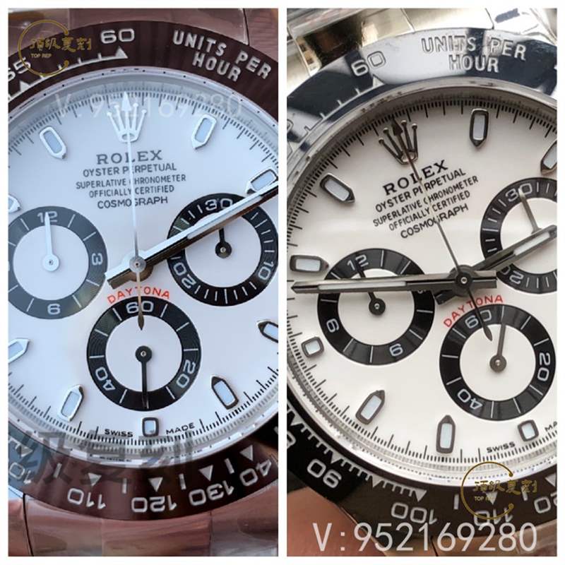 N廠勞力士4130迪通拿v3版對比v2版和正品復(fù)刻做工如何呢-復(fù)刻表