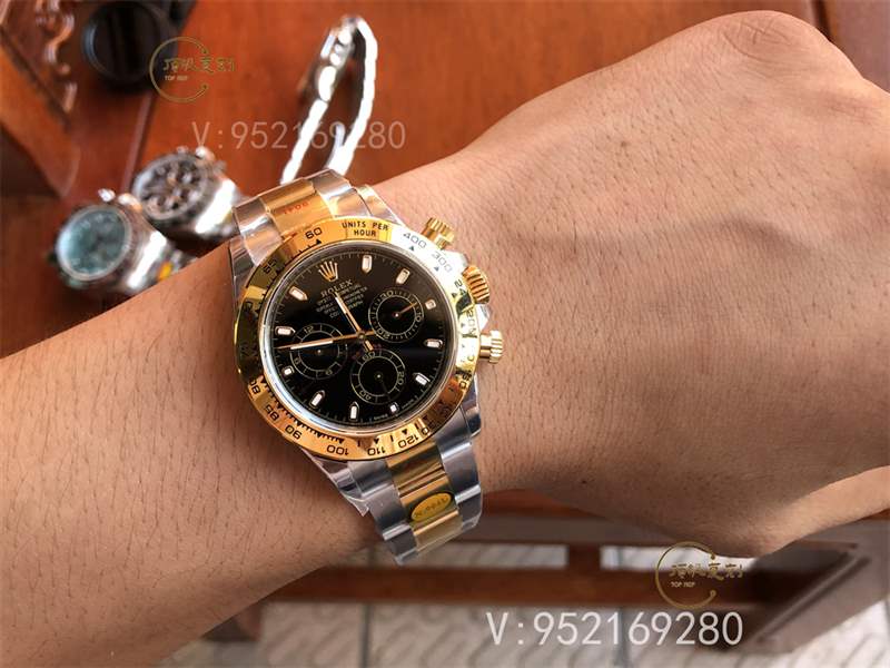 N廠勞力士迪通拿m116518ln間金黑盤復刻表做工怎么樣-內附實拍圖-復刻表