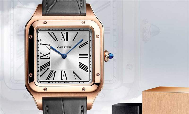 放大經(jīng)典原味｜搭載機械機芯的Cartier Santos-Dumont XL-復刻表