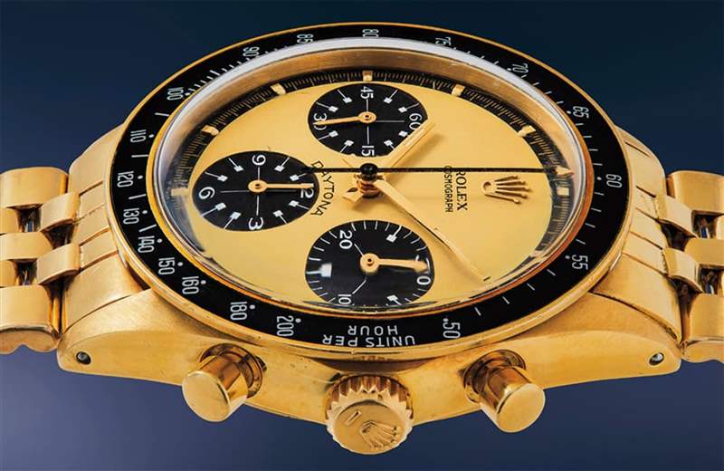 富藝斯拍賣行將出售一款勞力士Paul Newman Daytona 6264 “El Limoncito”,在Paul Newman面盤樣式中,它的稀有程度堪稱圣杯等級。 (Source:Phillips) Rolex Paul Newman Daytona 6264將拍賣激罕檸檬面手表估值千萬-復(fù)刻表