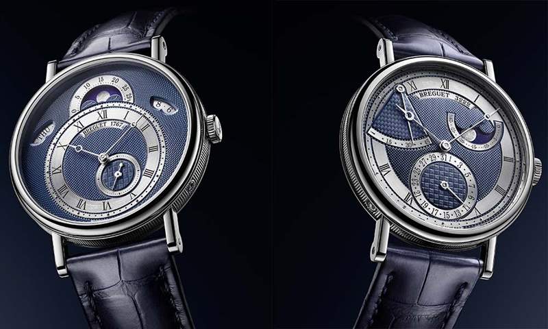 寶璣 CLASSIQUE 7137 & CLASSIQUE 7337時間、月亮和扭索飾紋é雕刻-復刻表