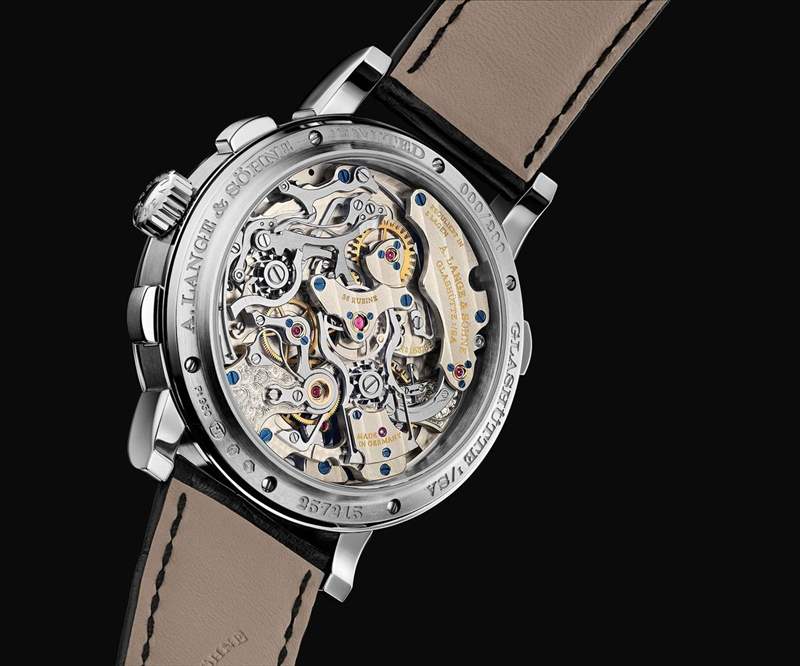 頂級奢華材質的代名詞！朗格1815 Rattrapante鉑金款-復刻表