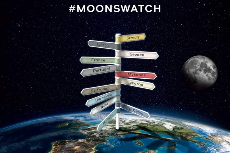 11顆移動的行星！Swatch MoonSwatch的歐洲夏季巡演-復(fù)刻表