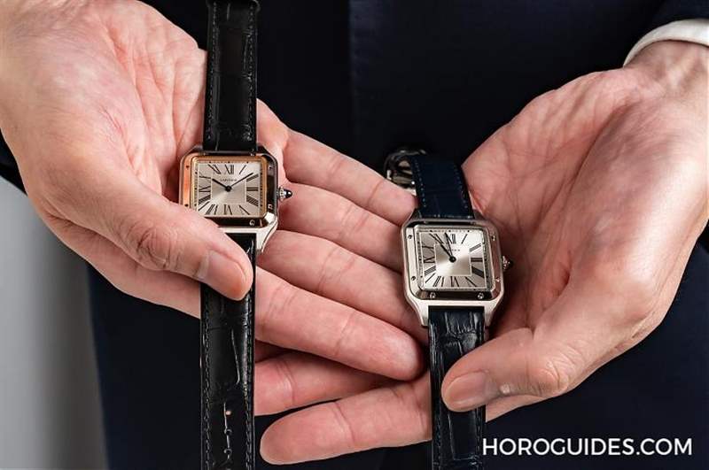 放大經(jīng)典原味｜搭載機械機芯的Cartier Santos-Dumont XL-復刻表