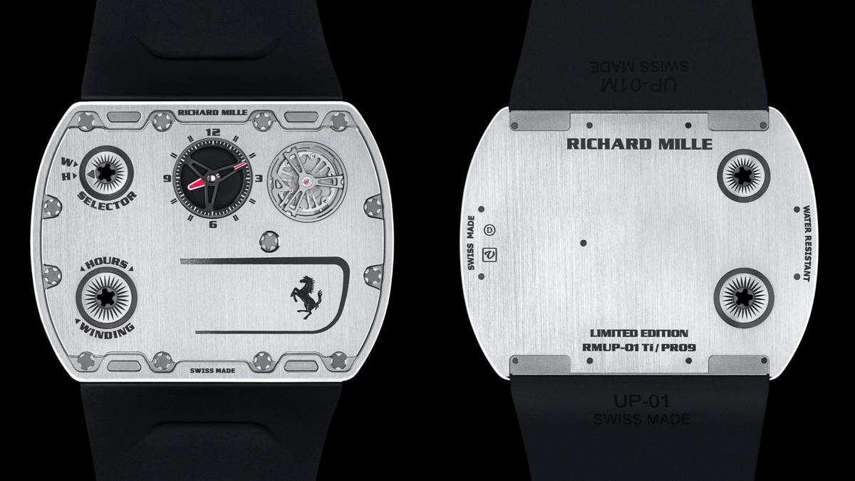 超薄運動表的工程習題!RICHARD MILLE RM UP-01 Ferrari-復刻表