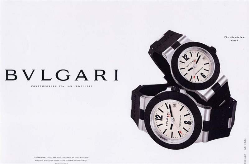 BVLGARI Aluminium由HK21,900起即可入手｜戴表也最緊要黑白分別-復刻表