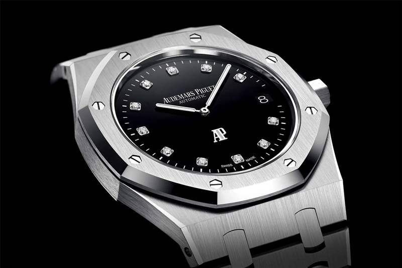 愛彼皇家橡樹“Jumbo”15206超薄鉆石時(shí)標(biāo)玫瑰金-復(fù)刻表