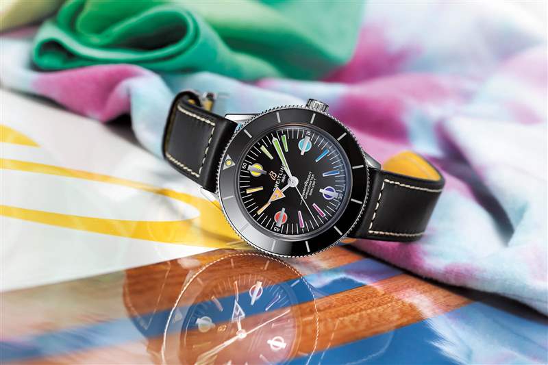 百年靈超級海洋'57 Heritage Capsule七彩系列A10370121B1A1-復(fù)刻表