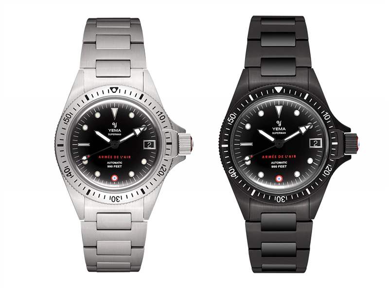 法國小眾手表YEMA野馬超人法國空軍限量版機(jī)械表-復(fù)刻表