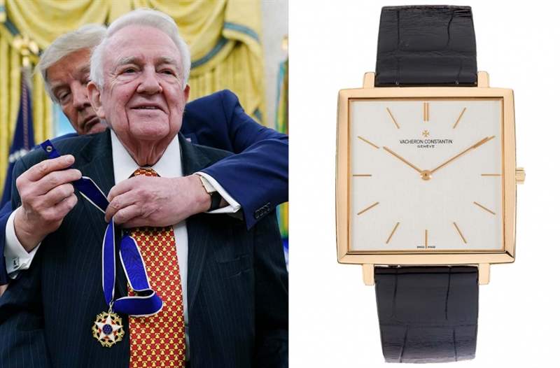 特朗普:Vacheron Constantin Historiques Ultra-Fine 1968 【特朗普vs拜登】美國總統(tǒng)候選人腕上會戴什么表?-復刻表